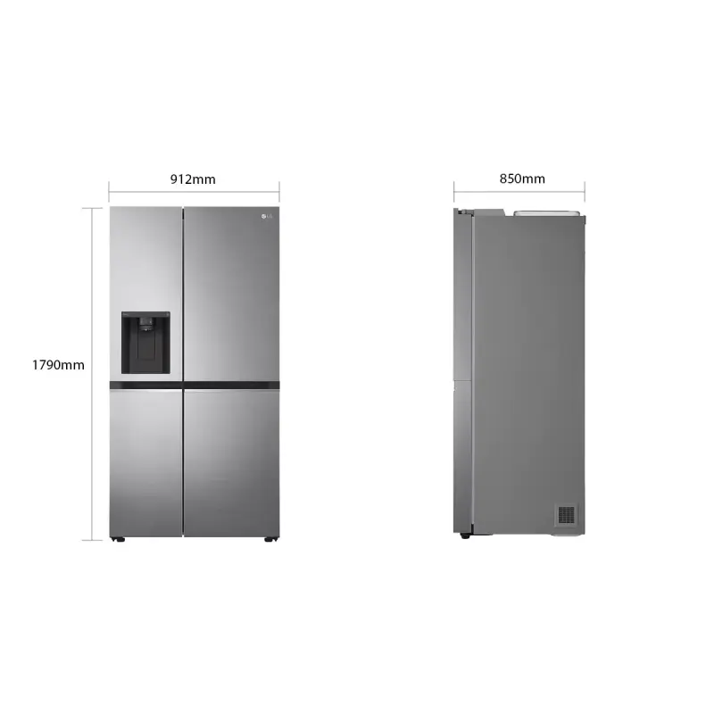 REFRIGERADORA LG DE 27p³ DIGITAL INVERTER SIDE BY SIDE VS27LWID